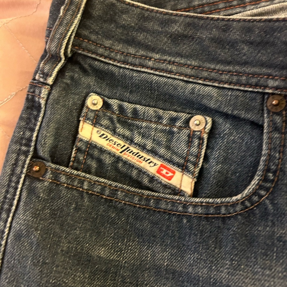 Diesel Men's Dark Blue Denim Jeans